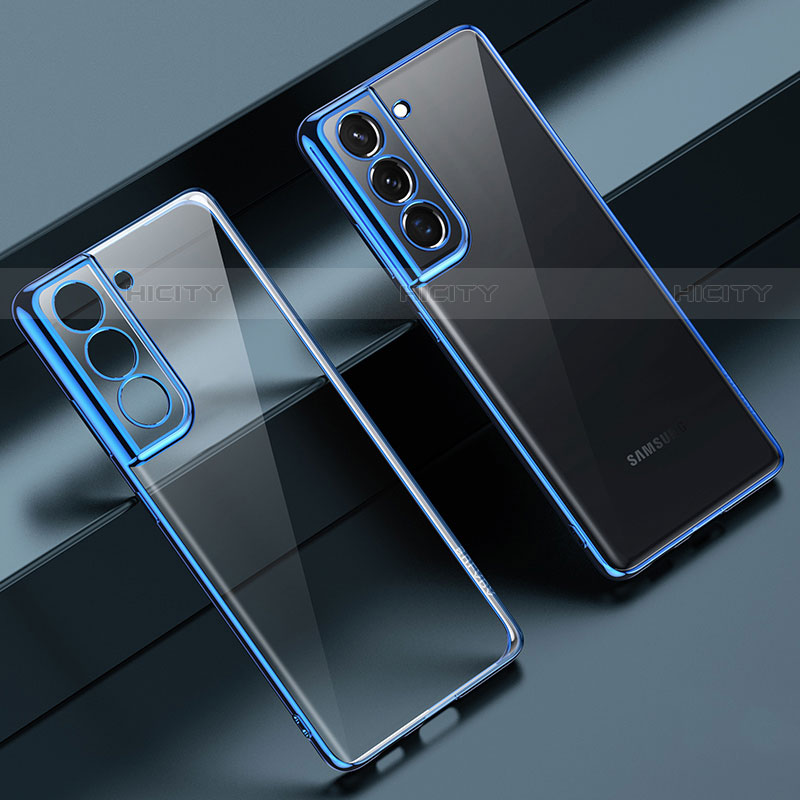 Funda Silicona Ultrafina Carcasa Transparente H08 para Samsung Galaxy S23 Plus 5G Azul