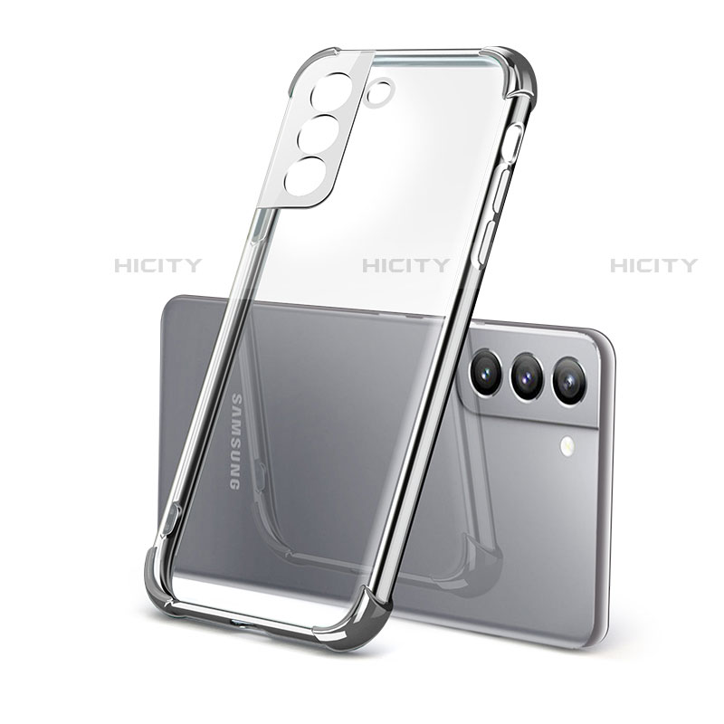 Funda Silicona Ultrafina Carcasa Transparente H09 para Samsung Galaxy S22 5G Plata