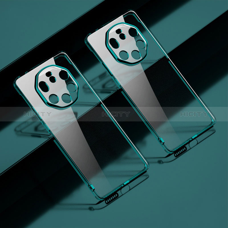 Funda Silicona Ultrafina Carcasa Transparente LD1 para Huawei Mate 40 RS Verde