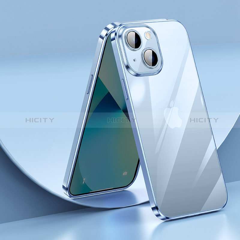 Funda Silicona Ultrafina Carcasa Transparente LD2 para Apple iPhone 13 Azul