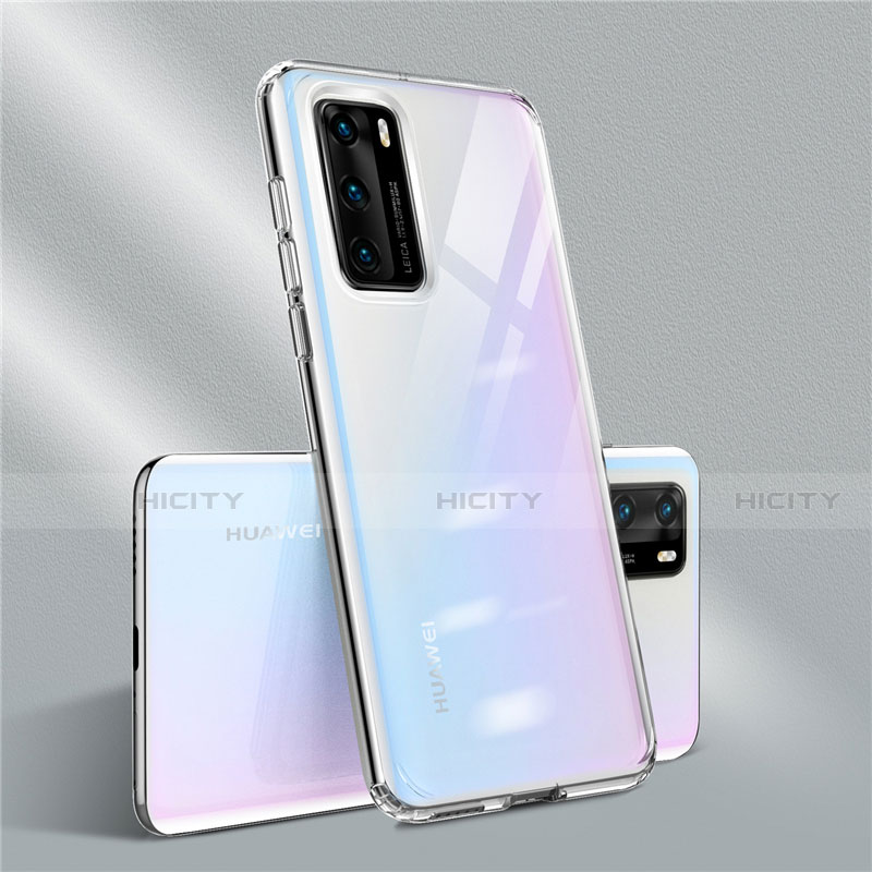 Funda Silicona Ultrafina Carcasa Transparente N01 para Huawei P40 Claro