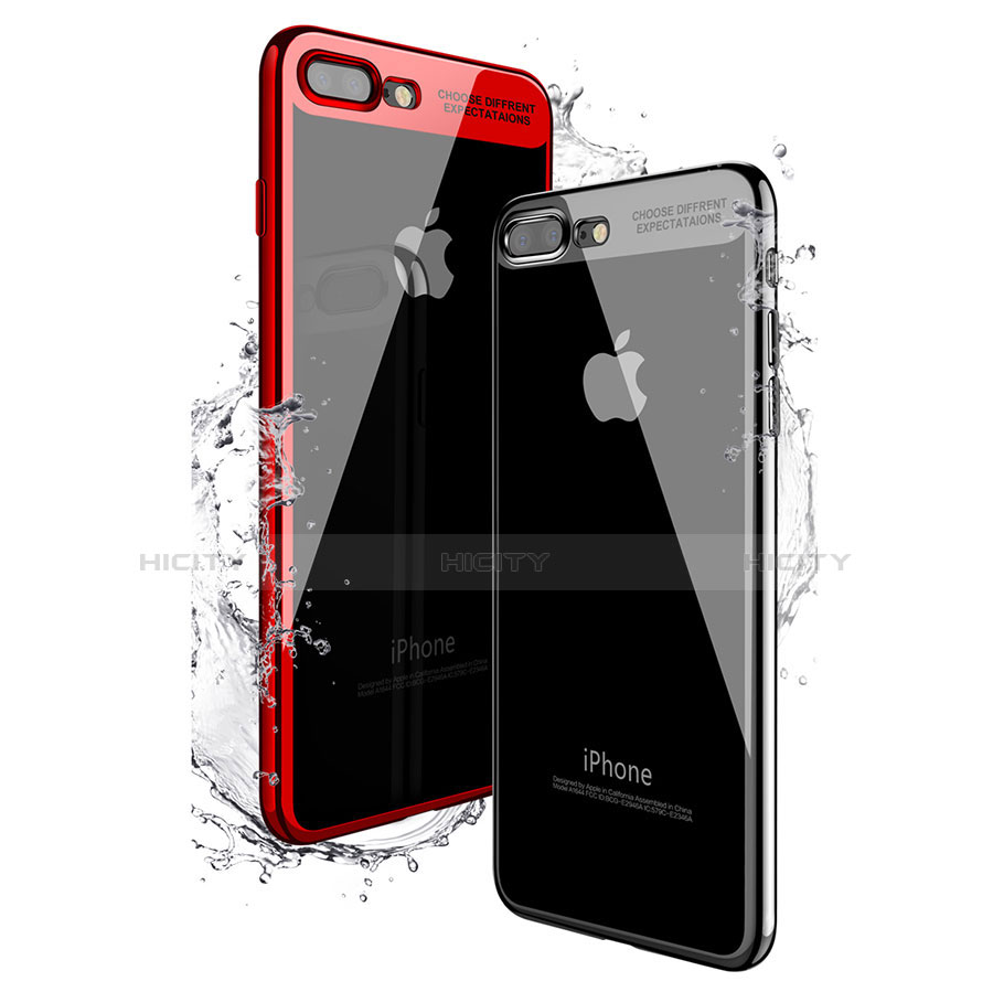 Funda Silicona Ultrafina Carcasa Transparente Q03 para Apple iPhone 8 Plus