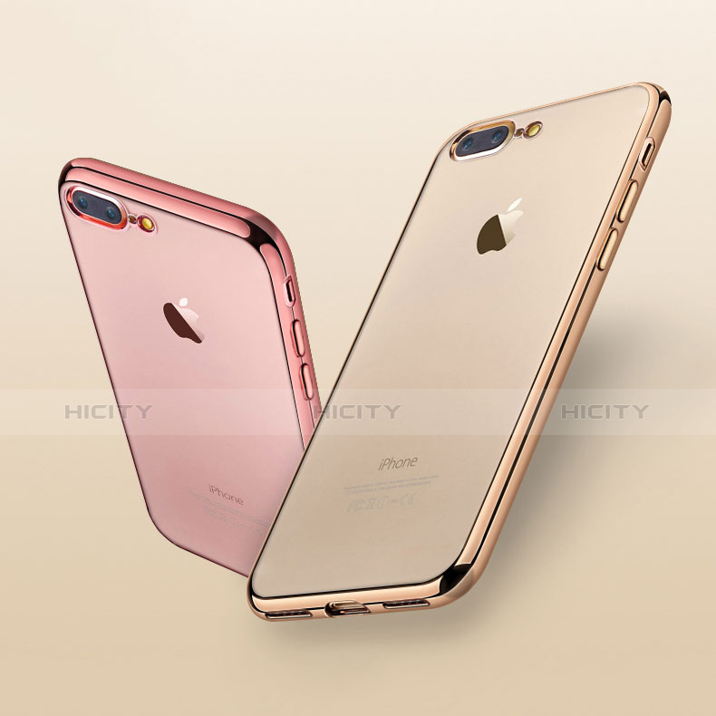 Funda Silicona Ultrafina Carcasa Transparente Q06 para Apple iPhone 8 Plus