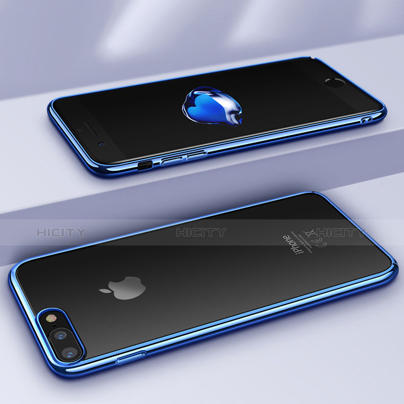 Funda Silicona Ultrafina Carcasa Transparente Q07 para Apple iPhone 8 Plus