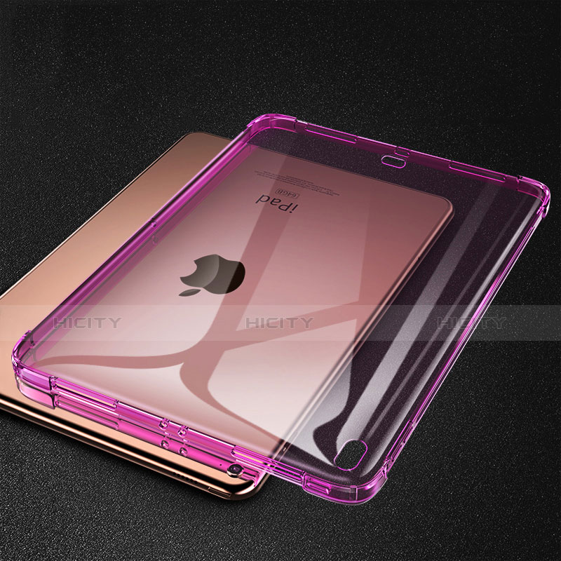 Funda Silicona Ultrafina Carcasa Transparente S01 para Apple iPad Pro 11 (2018) Rosa