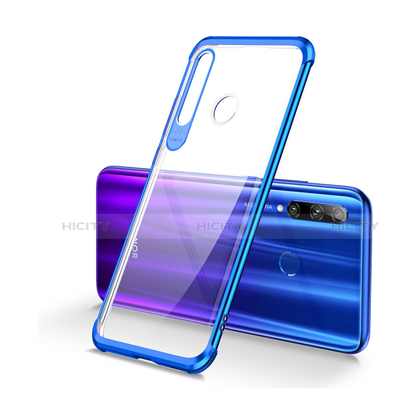 Funda Silicona Ultrafina Carcasa Transparente S01 para Huawei Honor 20 Lite Azul