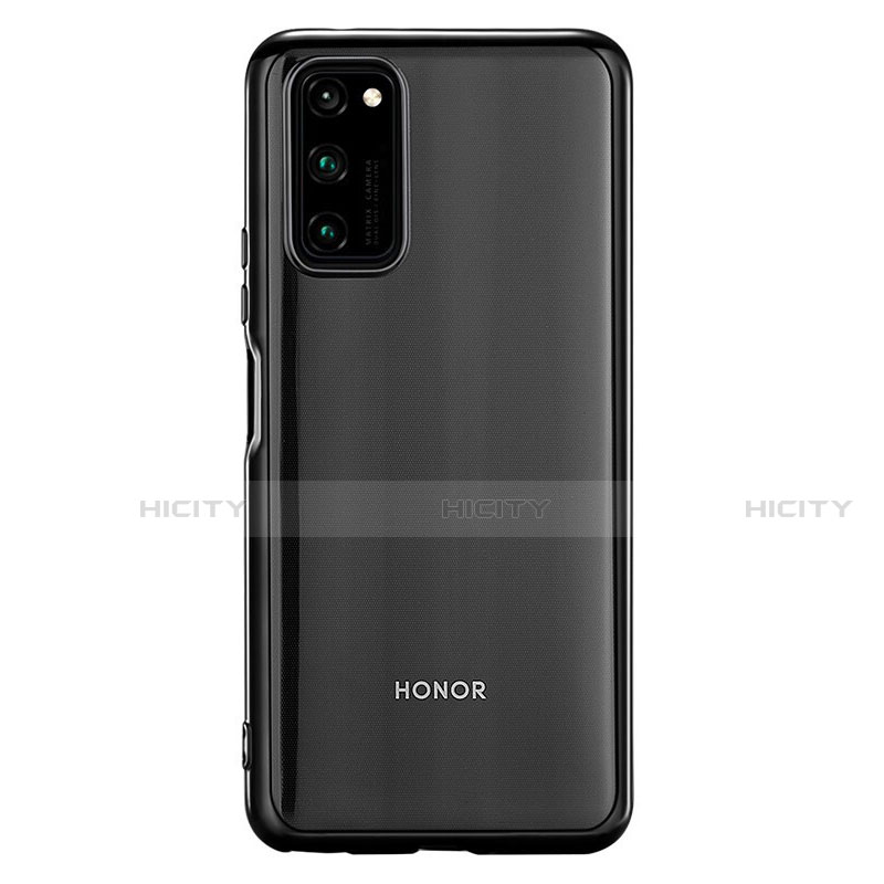 Funda Silicona Ultrafina Carcasa Transparente S01 para Huawei Honor View 30 5G Negro