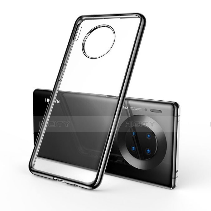 Funda Silicona Ultrafina Carcasa Transparente S01 para Huawei Mate 30 5G Negro