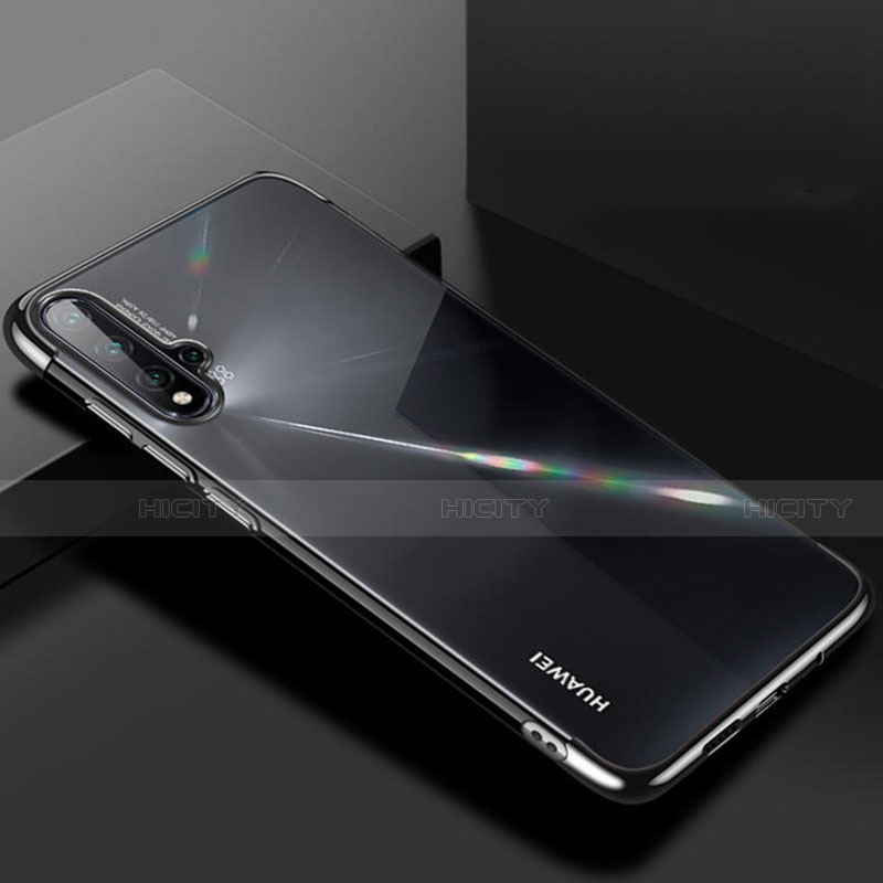 Funda Silicona Ultrafina Carcasa Transparente S01 para Huawei Nova 5 Negro
