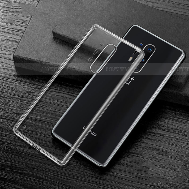 Funda Silicona Ultrafina Carcasa Transparente S01 para OnePlus 8 Pro Claro