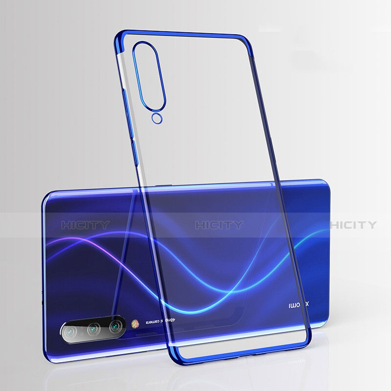 Funda Silicona Ultrafina Carcasa Transparente S01 para Xiaomi Mi A3 Azul