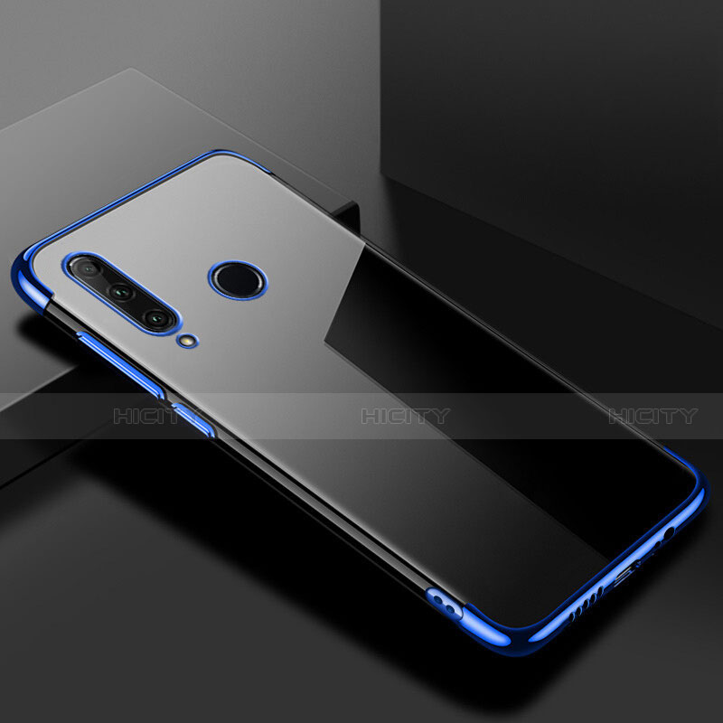 Funda Silicona Ultrafina Carcasa Transparente S02 para Huawei Honor 20 Lite Azul