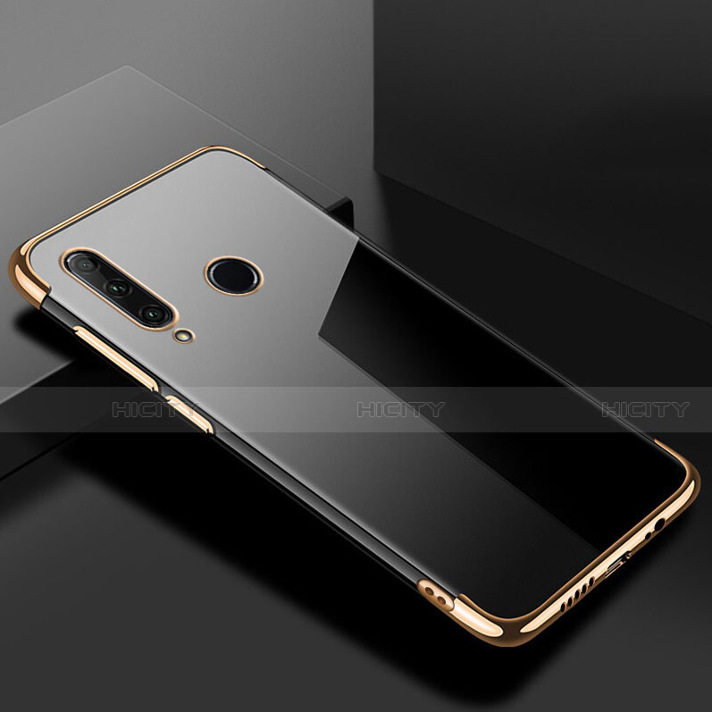 Funda Silicona Ultrafina Carcasa Transparente S02 para Huawei Honor 20 Lite Oro