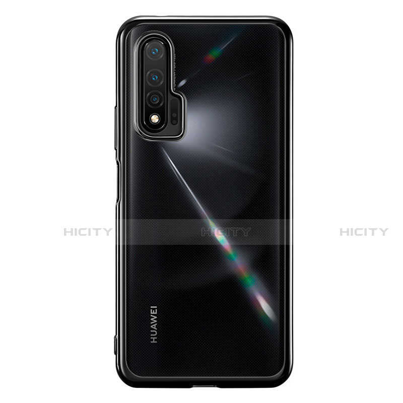 Funda Silicona Ultrafina Carcasa Transparente S02 para Huawei Nova 6 5G Negro