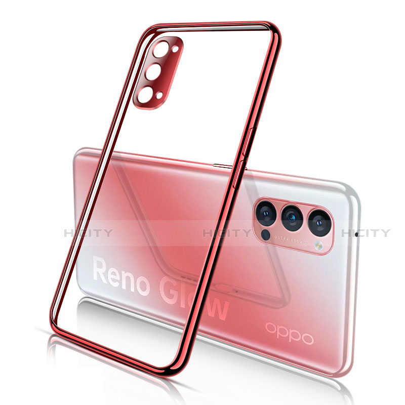 Funda Silicona Ultrafina Carcasa Transparente S02 para Oppo Reno4 5G