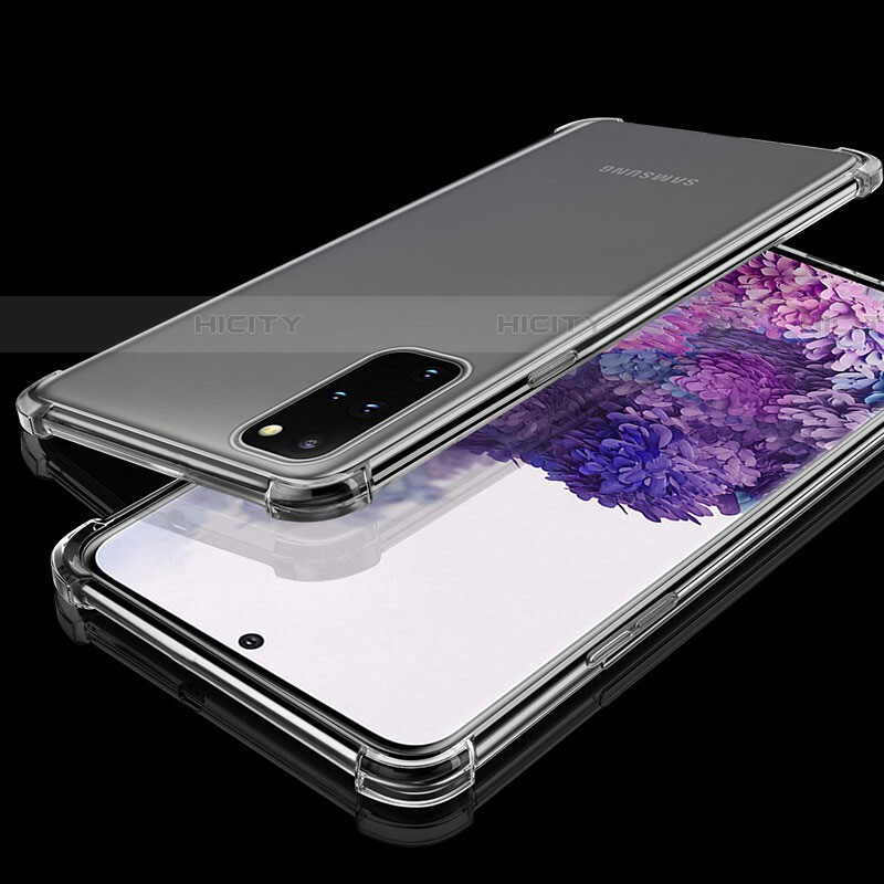Funda Silicona Ultrafina Carcasa Transparente S02 para Samsung Galaxy S20 Plus Claro