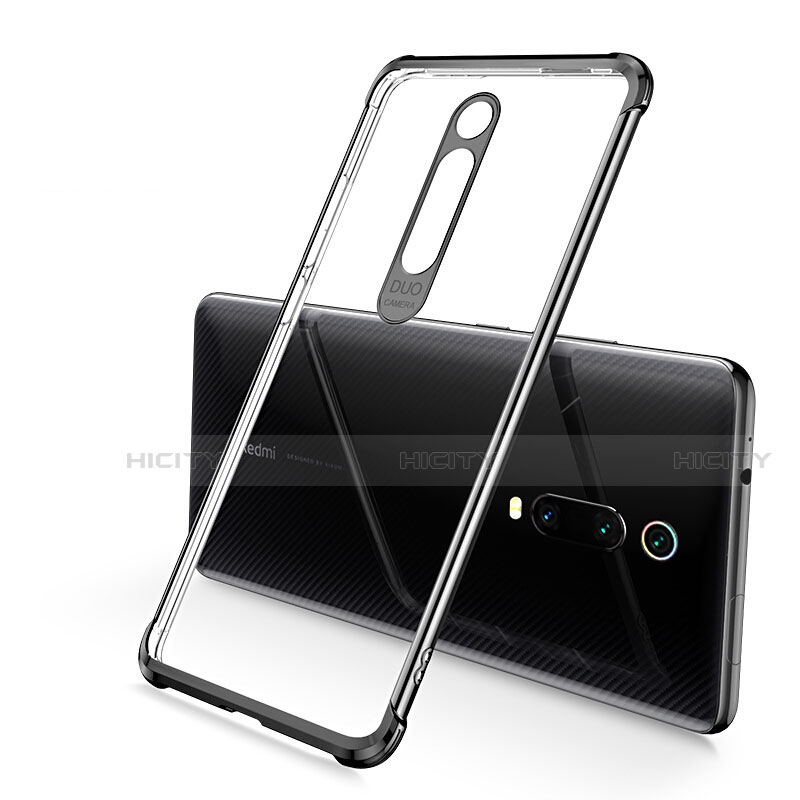 Funda Silicona Ultrafina Carcasa Transparente S03 para Xiaomi Mi 9T Negro