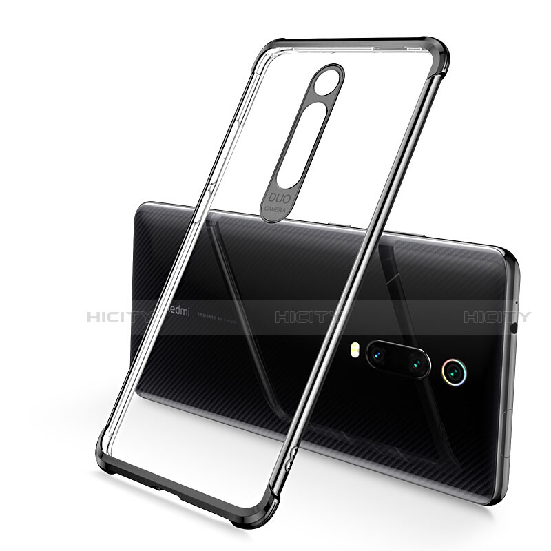 Funda Silicona Ultrafina Carcasa Transparente S03 para Xiaomi Mi 9T Pro Negro