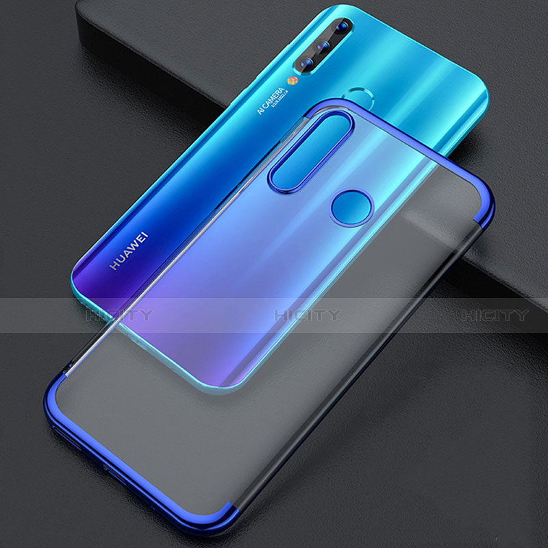 Funda Silicona Ultrafina Carcasa Transparente S04 para Huawei Honor 20 Lite Azul
