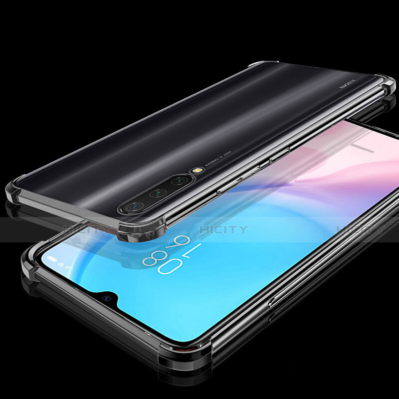 Funda Silicona Ultrafina Carcasa Transparente S04 para Xiaomi Mi A3 Negro