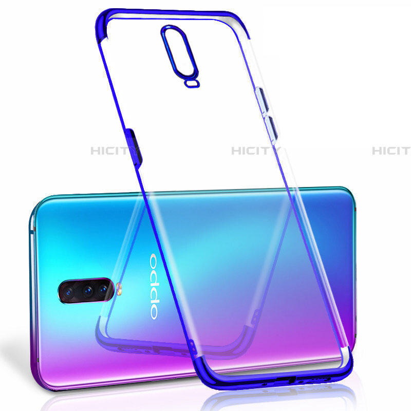 Funda Silicona Ultrafina Carcasa Transparente S06 para Oppo RX17 Pro Azul