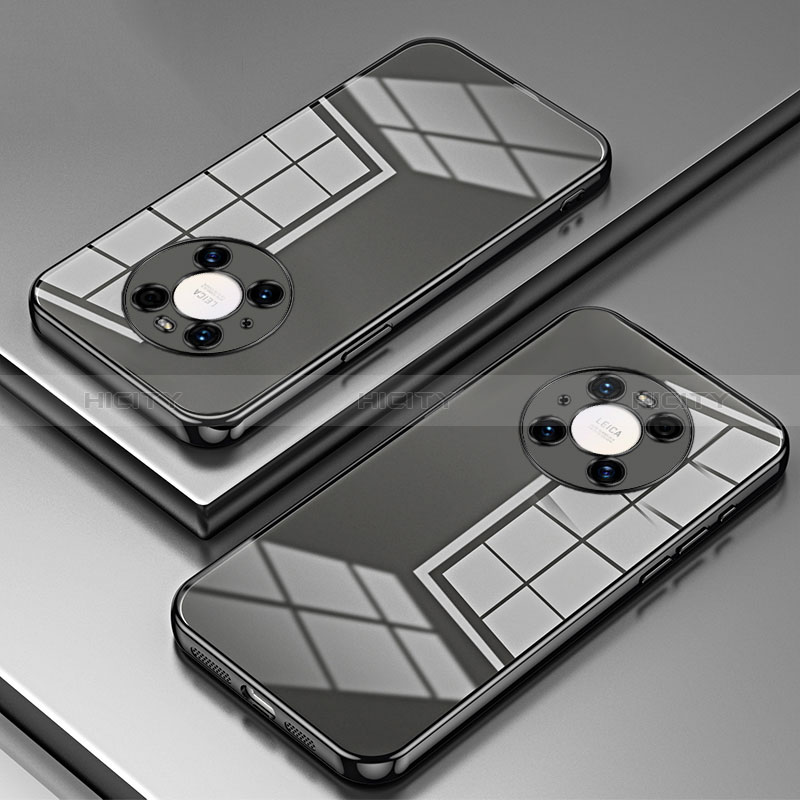 Funda Silicona Ultrafina Carcasa Transparente SY1 para Huawei Mate 40 Pro Negro