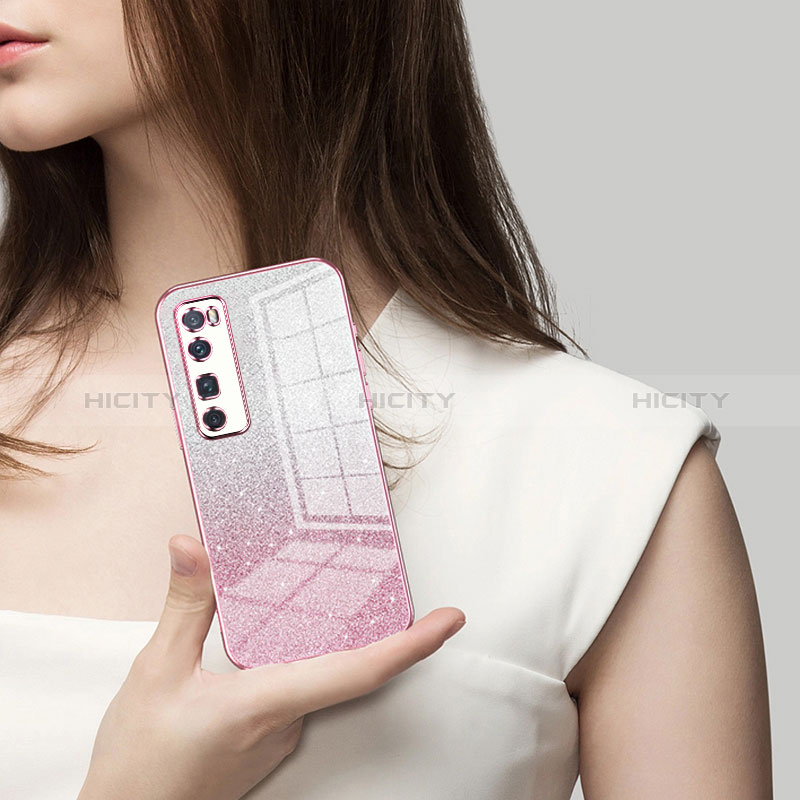 Funda Silicona Ultrafina Carcasa Transparente SY1 para Huawei Nova 7 Pro 5G