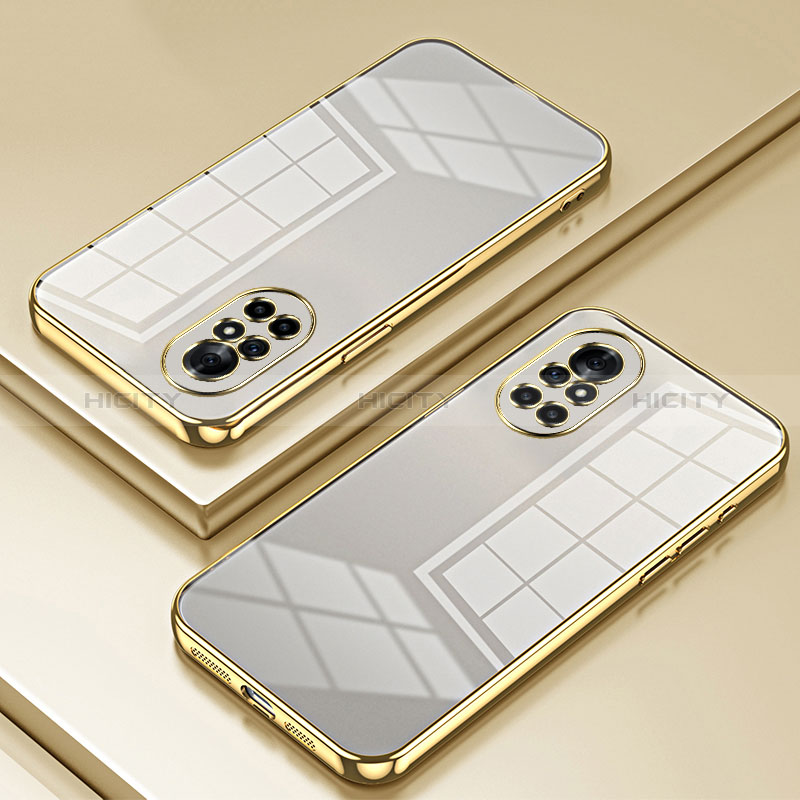 Funda Silicona Ultrafina Carcasa Transparente SY1 para Huawei Nova 8 5G Oro