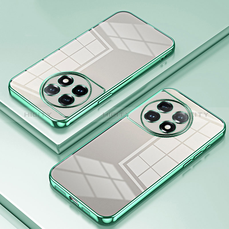 Funda Silicona Ultrafina Carcasa Transparente SY1 para OnePlus 11 5G Verde
