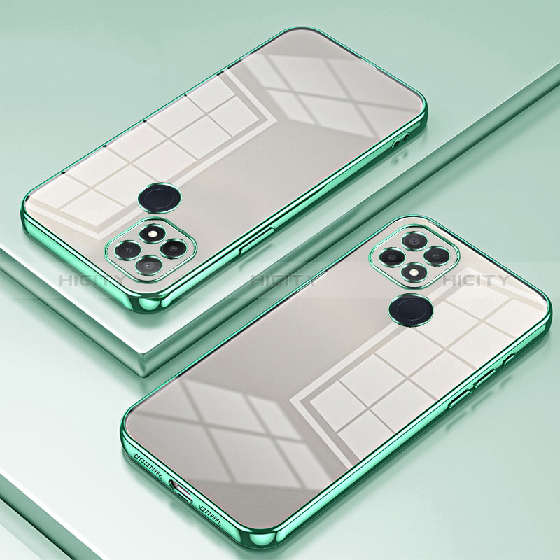 Funda Silicona Ultrafina Carcasa Transparente SY1 para Oppo A15 Verde