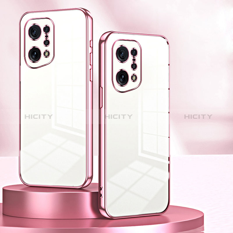 Funda Silicona Ultrafina Carcasa Transparente SY1 para Oppo Find X5 5G