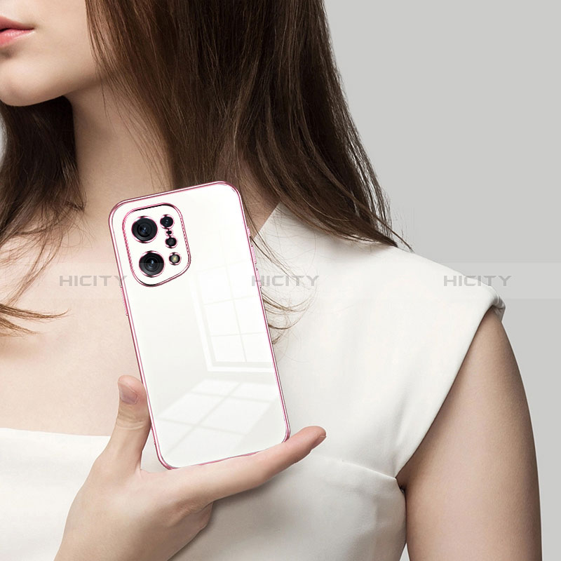 Funda Silicona Ultrafina Carcasa Transparente SY1 para Oppo Find X5 5G