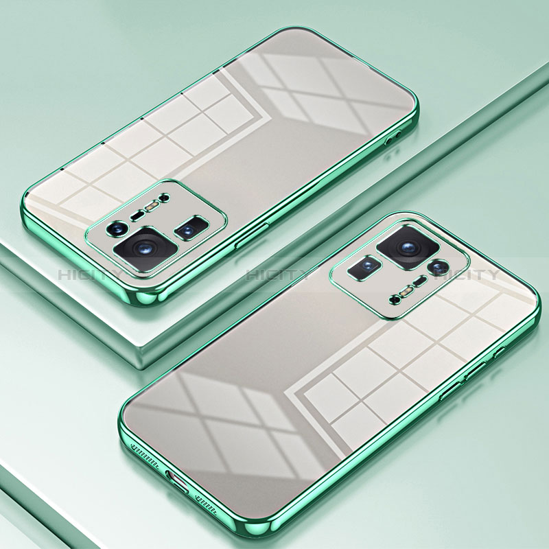 Funda Silicona Ultrafina Carcasa Transparente SY1 para Xiaomi Mi Mix 4 5G Verde