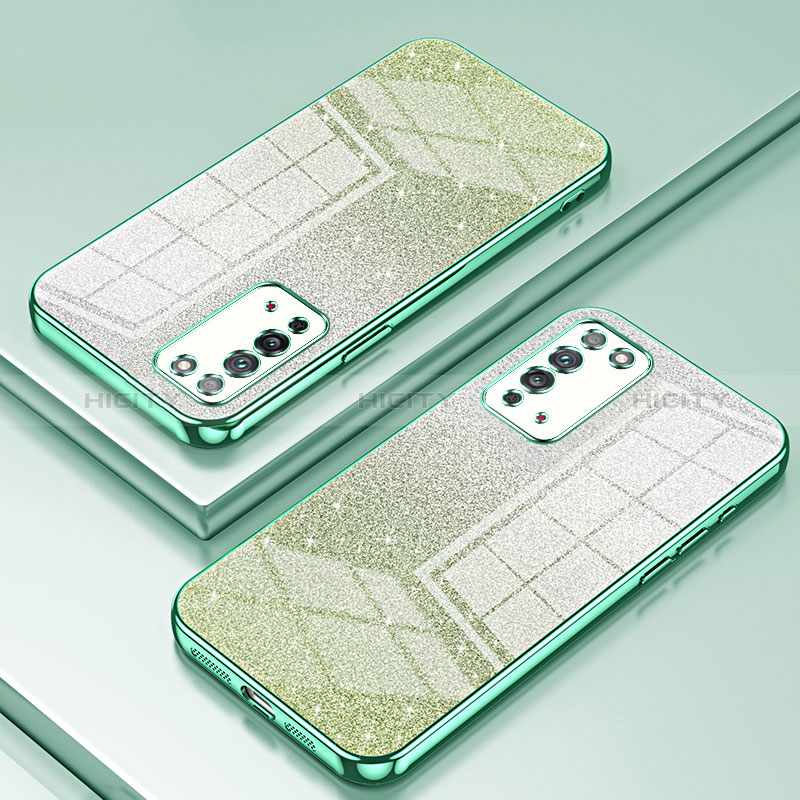 Funda Silicona Ultrafina Carcasa Transparente SY2 para Huawei Honor X10 5G Verde