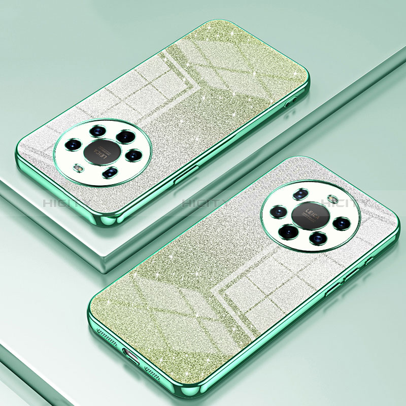 Funda Silicona Ultrafina Carcasa Transparente SY2 para Huawei Mate 40 Pro+ Plus Verde