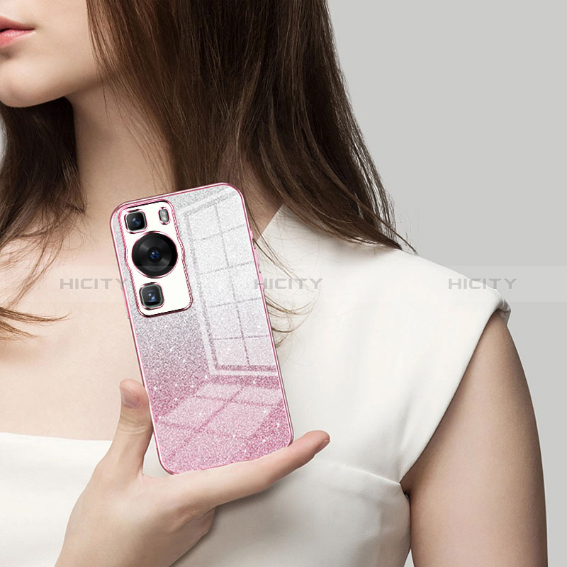 Funda Silicona Ultrafina Carcasa Transparente SY2 para Huawei P60