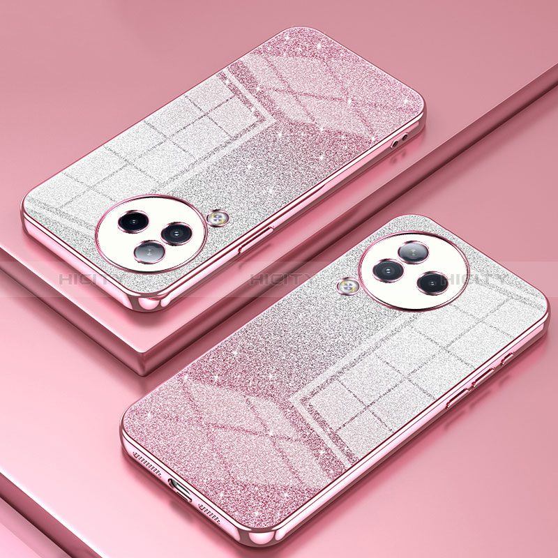 Funda Silicona Ultrafina Carcasa Transparente SY2 para Xiaomi Civi 3 5G Oro Rosa