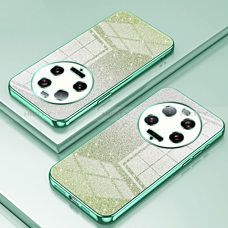 Funda Silicona Ultrafina Carcasa Transparente SY2 para Xiaomi Mi 13 Ultra 5G Verde
