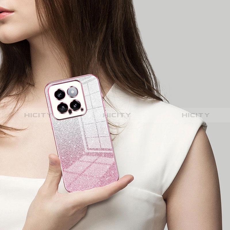 Funda Silicona Ultrafina Carcasa Transparente SY2 para Xiaomi Mi 14 5G