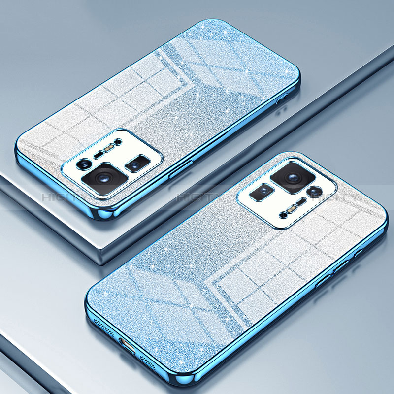 Funda Silicona Ultrafina Carcasa Transparente SY2 para Xiaomi Mi Mix 4 5G Azul