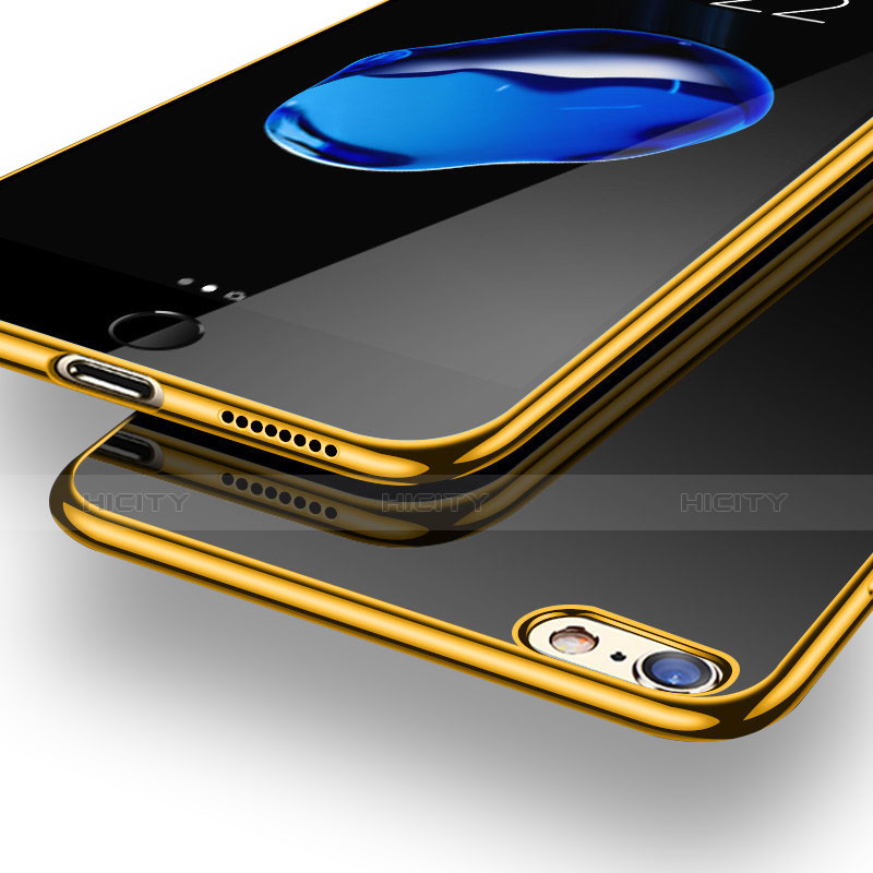 Funda Silicona Ultrafina Carcasa Transparente T08 para Apple iPhone 6S Plus