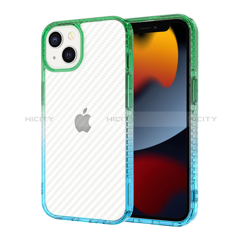 Funda Silicona Ultrafina Carcasa Transparente YJ1 para Apple iPhone 13 Multicolor