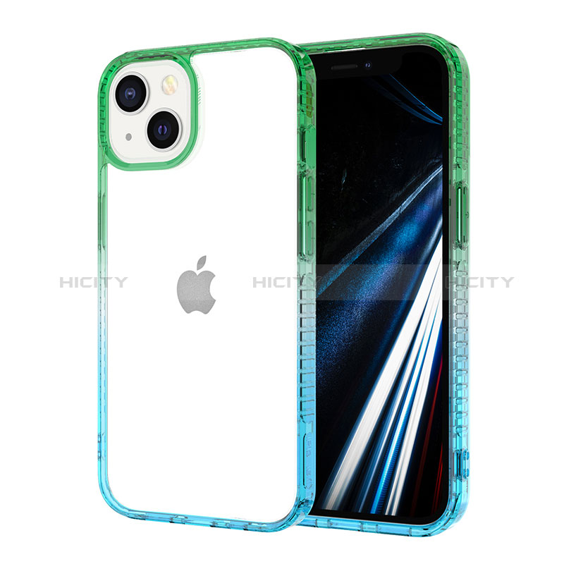 Funda Silicona Ultrafina Carcasa Transparente YJ2 para Apple iPhone 13 Multicolor