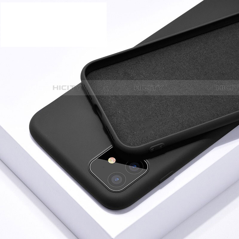 Funda Silicona Ultrafina Goma 360 Grados Carcasa C01 para Apple iPhone 11 Negro
