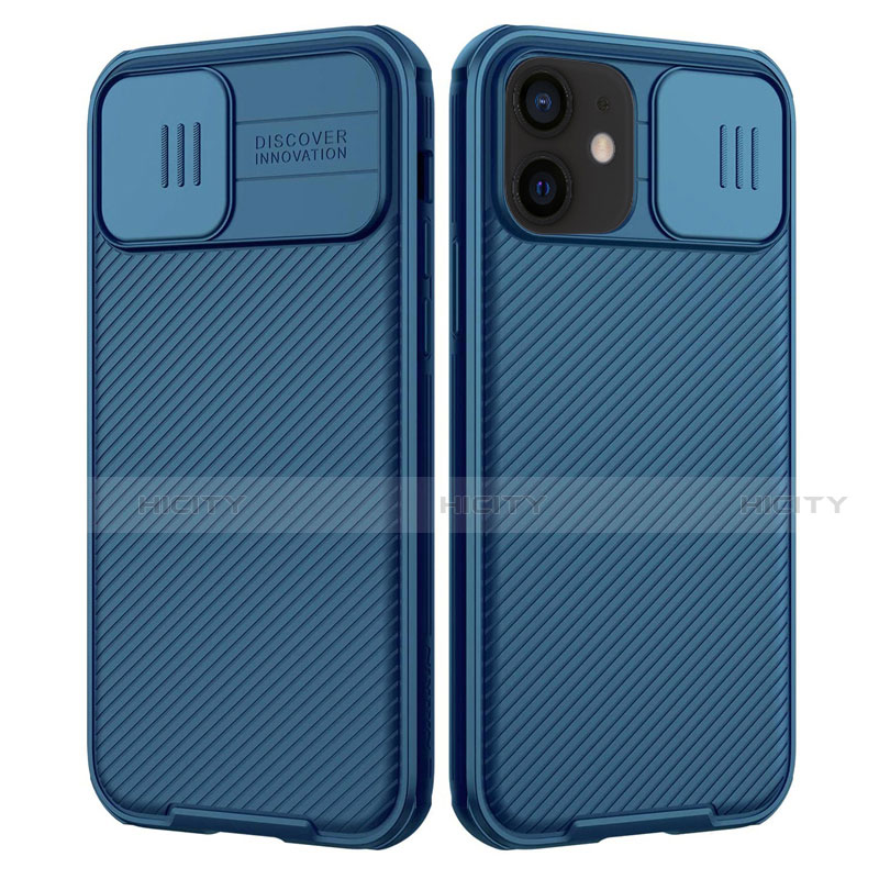 Funda Silicona Ultrafina Goma 360 Grados Carcasa C01 para Apple iPhone 12 Azul