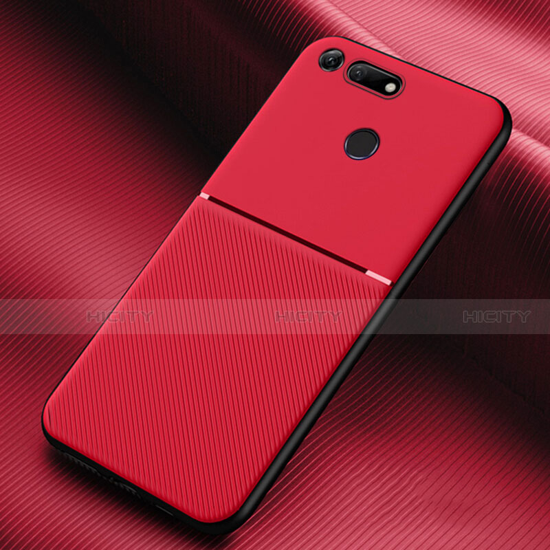 Funda Silicona Ultrafina Goma 360 Grados Carcasa C01 para Huawei Honor V20 Rojo