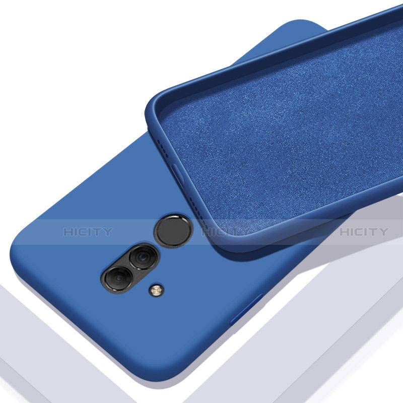 Funda Silicona Ultrafina Goma 360 Grados Carcasa C01 para Huawei Mate 20 Lite Azul