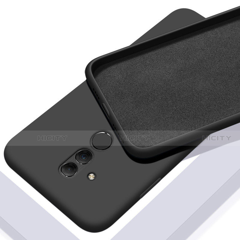 Funda Silicona Ultrafina Goma 360 Grados Carcasa C01 para Huawei Mate 20 Lite Negro