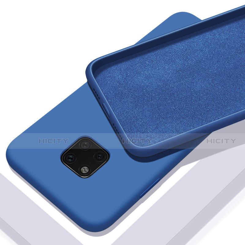 Funda Silicona Ultrafina Goma 360 Grados Carcasa C01 para Huawei Mate 20 Pro Azul