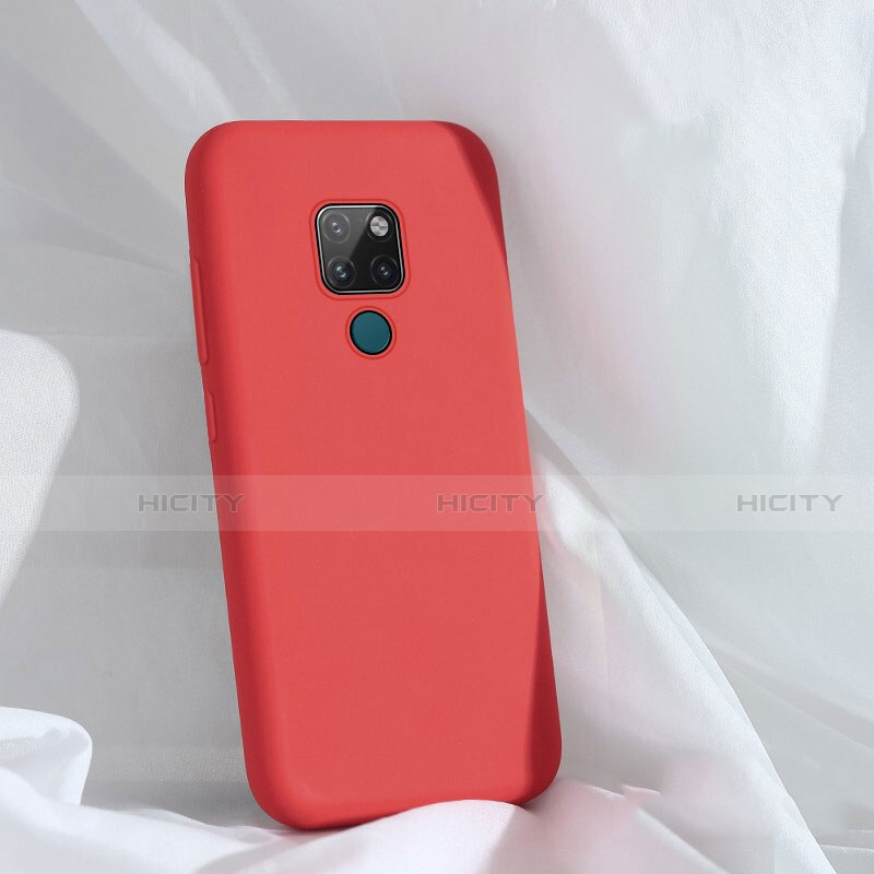 Funda Silicona Ultrafina Goma 360 Grados Carcasa C01 para Huawei Mate 20 Rojo